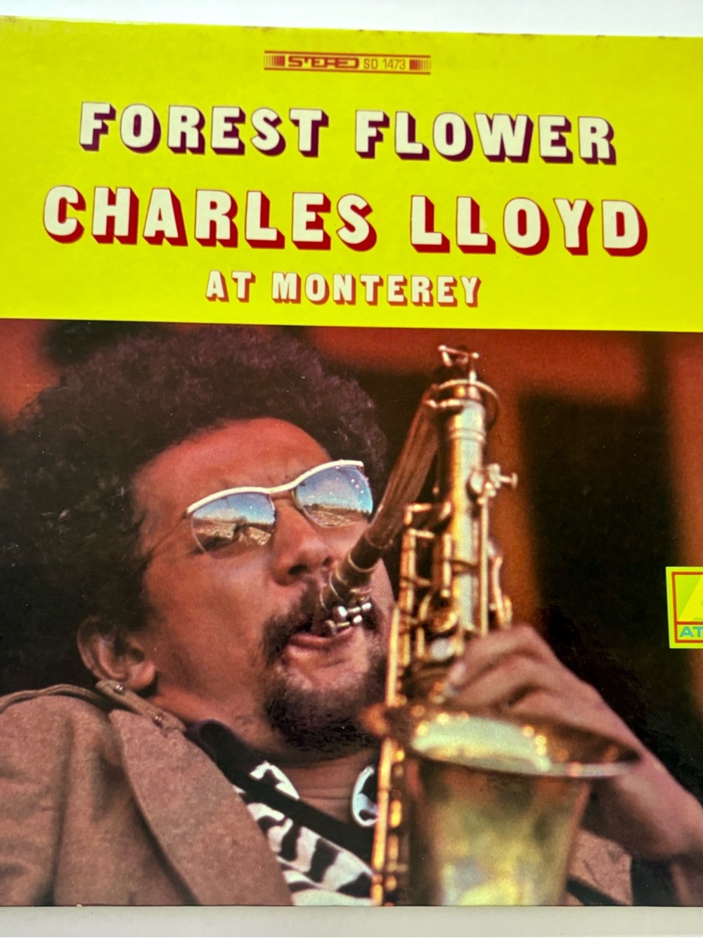 Charles Lloyd Forest Flower At Monterey 1967 LP Jazz Atlantic SD 1473 EX VG+